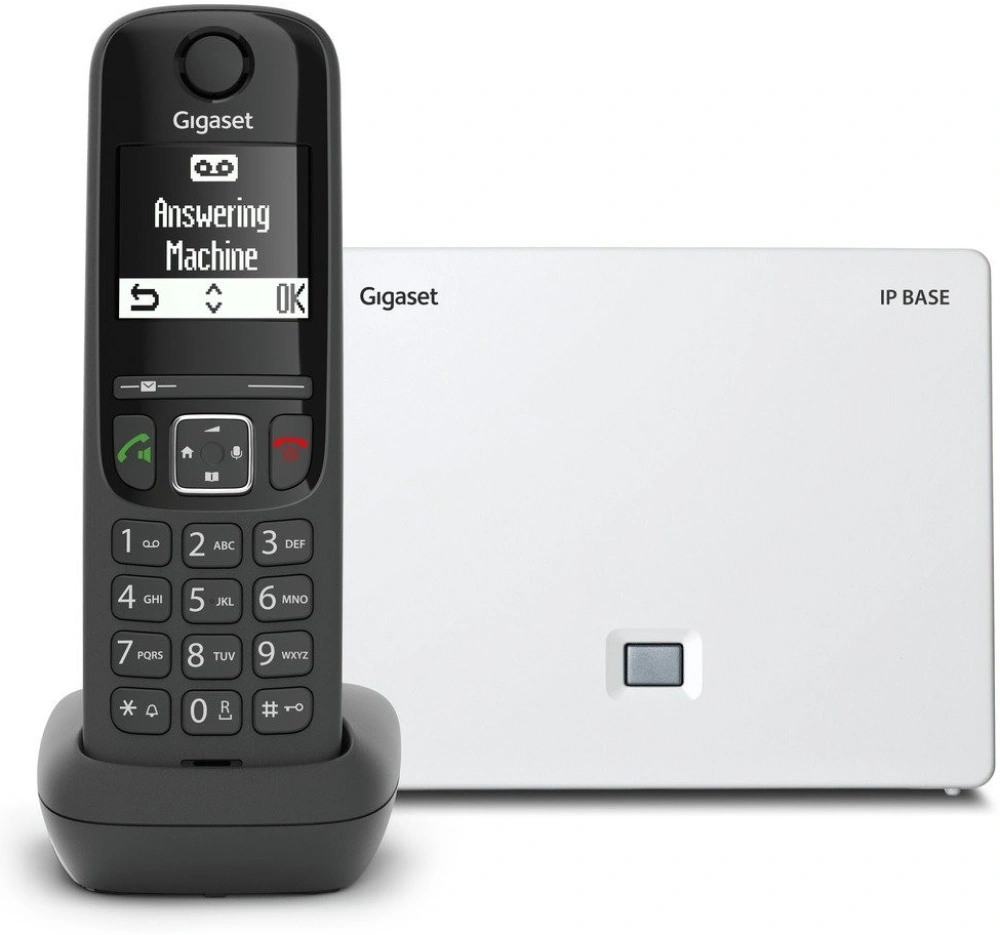 IP-телефон Gigaset AS690A IP Base SIP чёрный, S30852-H3124-R101