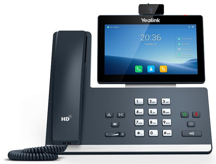 IP-телефон Yealink SIP-T58W with camera SIP без БП чёрный, SIP-T58W WITH CAMERA