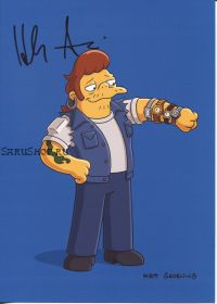 Автограф: Хэнк Азария. Симпсоны / The Simpsons