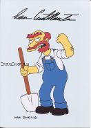 Автограф: Дэн Кастелланета. Симпсоны / The Simpsons