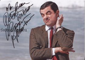 Автограф: Роуэн Эткинсон. Мистер Бин / Mr. Bean