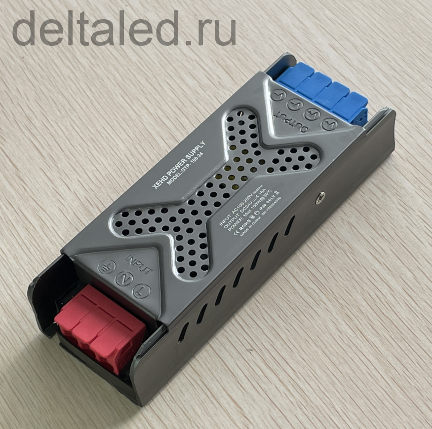 100 Ватт с клеммой блоки питания для светодиодов. 12 Вольт