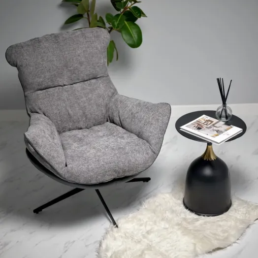 Кофейный столик Stupa 40x54см, чёрный, металл