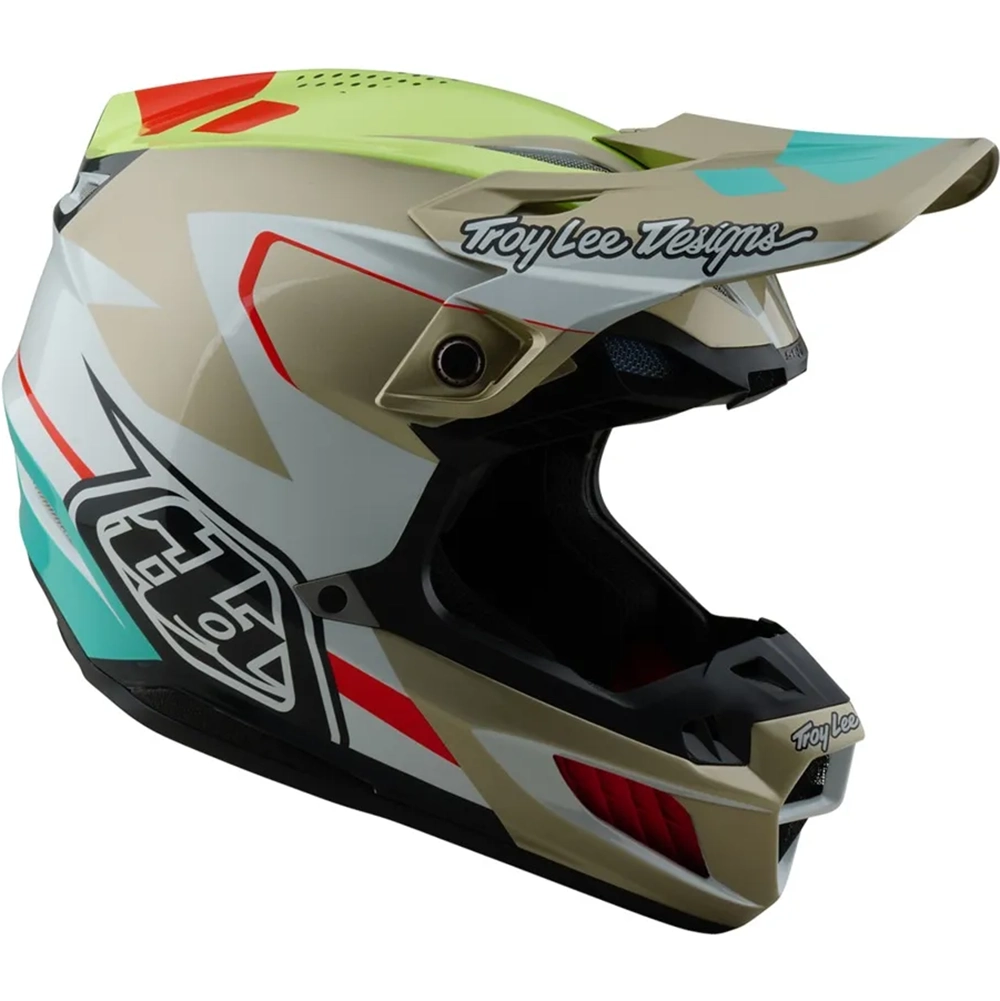 Troy Lee Designs SE5 ECE Composite Optic White шлем для мотокросса и эндуро