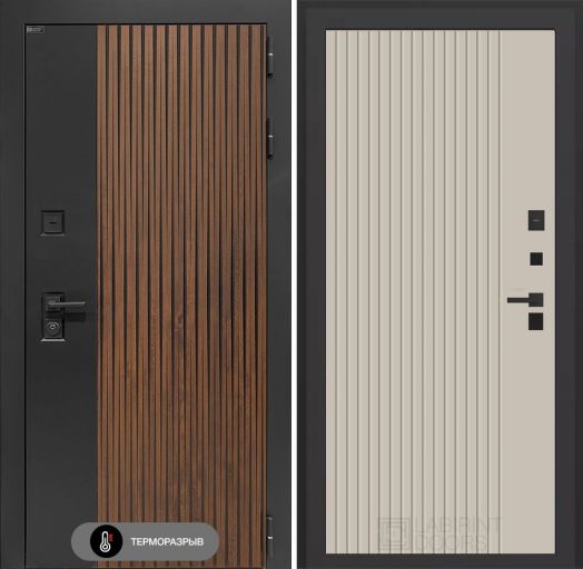 Входная дверь Лабиринт Айслаб - 29 Капучино с терморазрывом