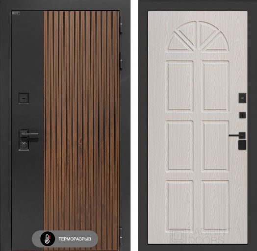 Входная дверь Лабиринт Айслаб - 15 Алмон 25 (Винорит) с терморазрывом