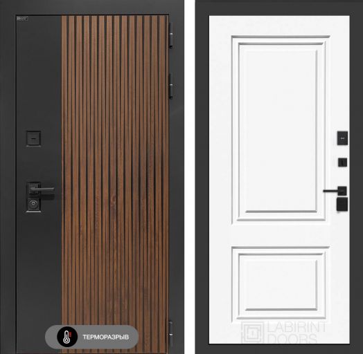 Входная дверь Лабиринт Айслаб - 26 Эмаль с терморазрывом
