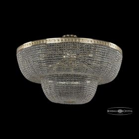 Люстра Хрустальная BOHEMIA IVELE CRYSTAL 19091/100IV G Золото, Металл / Богемия Ивеле Кристалл
