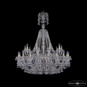Люстра Хрустальная BOHEMIA IVELE CRYSTAL 1409/20+10/400/XL-132 G Золото, Стекло / Богемия Ивеле Кристалл