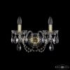 Бра Хрустальные BOHEMIA IVELE CRYSTAL 1402B/2/160/XL G Золото, Стекло / Богемия Ивеле Кристалл