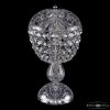 Лампа Настольная Хрустальная BOHEMIA IVELE CRYSTAL 14771L1/22 NI Никель, Стекло, Металл / Богемия Ивеле Кисталл