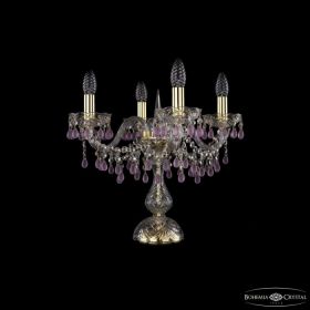 Лампа Настольная BOHEMIA IVELE CRYSTAL 1410L/4/141-39 G V7010 Золото, Стекло / Богемия Ивеле Кисталл