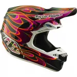 Troy Lee Designs SE5 ECE Carbon Torched Black/Violet шлем для мотокросса и эндуро