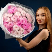 Хризантема 9 шт (Розовая нежная)