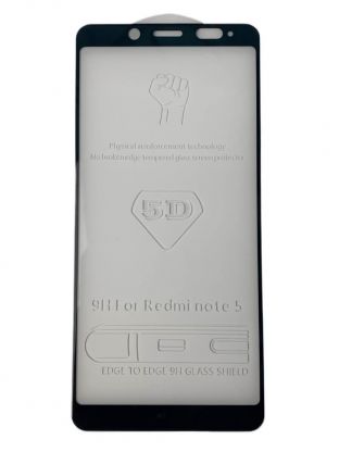 Защитное стекло 3D (бронестекло) для Xiaomi Redmi Note 5, 5 Pro