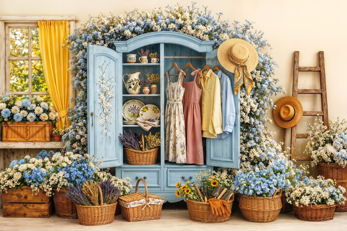 Фон стена "Summer wall №44"