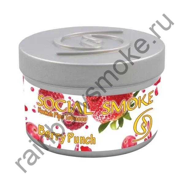 Social Smoke 100 гр - Berry Punch (Ягодный Пунш)