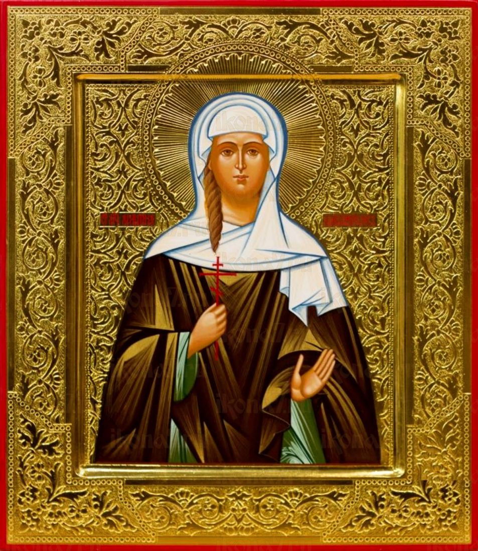 Мелитина Маркианопольская рукописная Икона на липовой доске (22536)