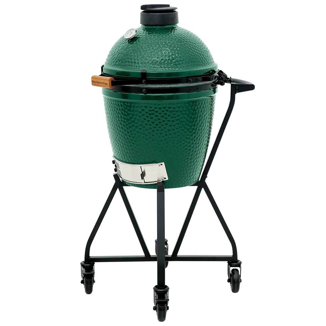 Керамический гриль Big Green Egg М Medium (средний), 40 см, ножки с рукояткой