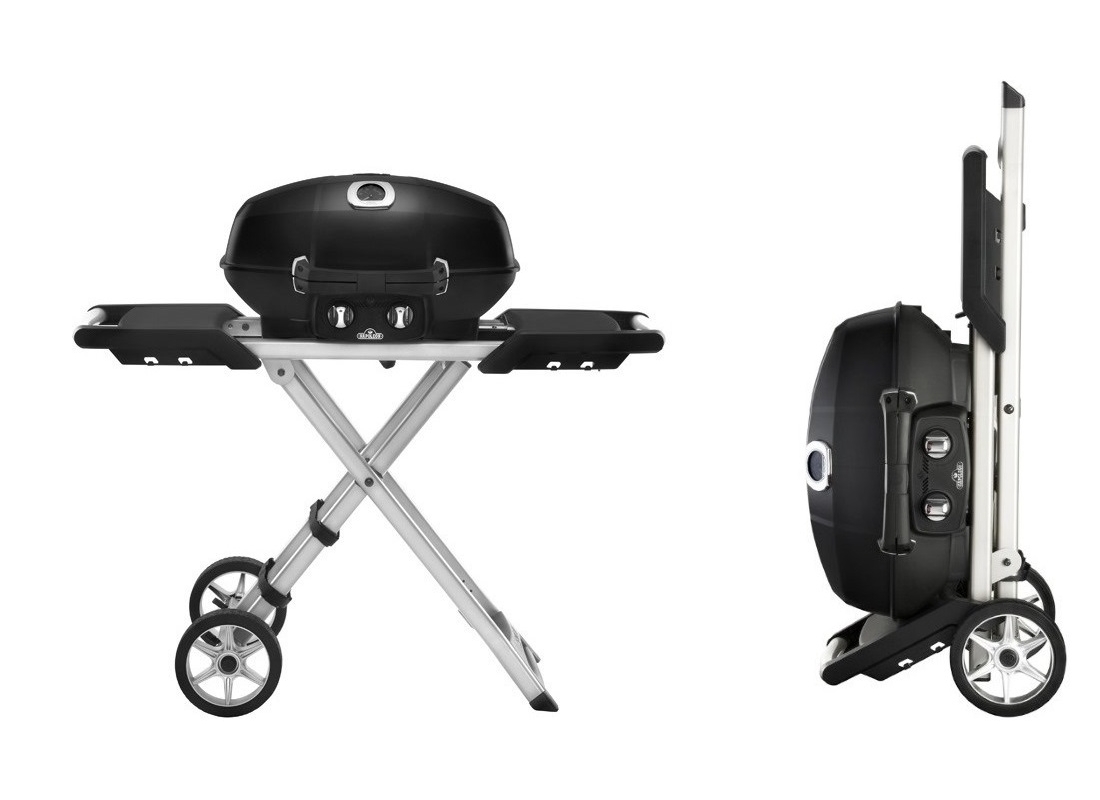 Портативный газовый гриль Napoleon TravelQ PRO 285X, 2 горелки, на складной подставке