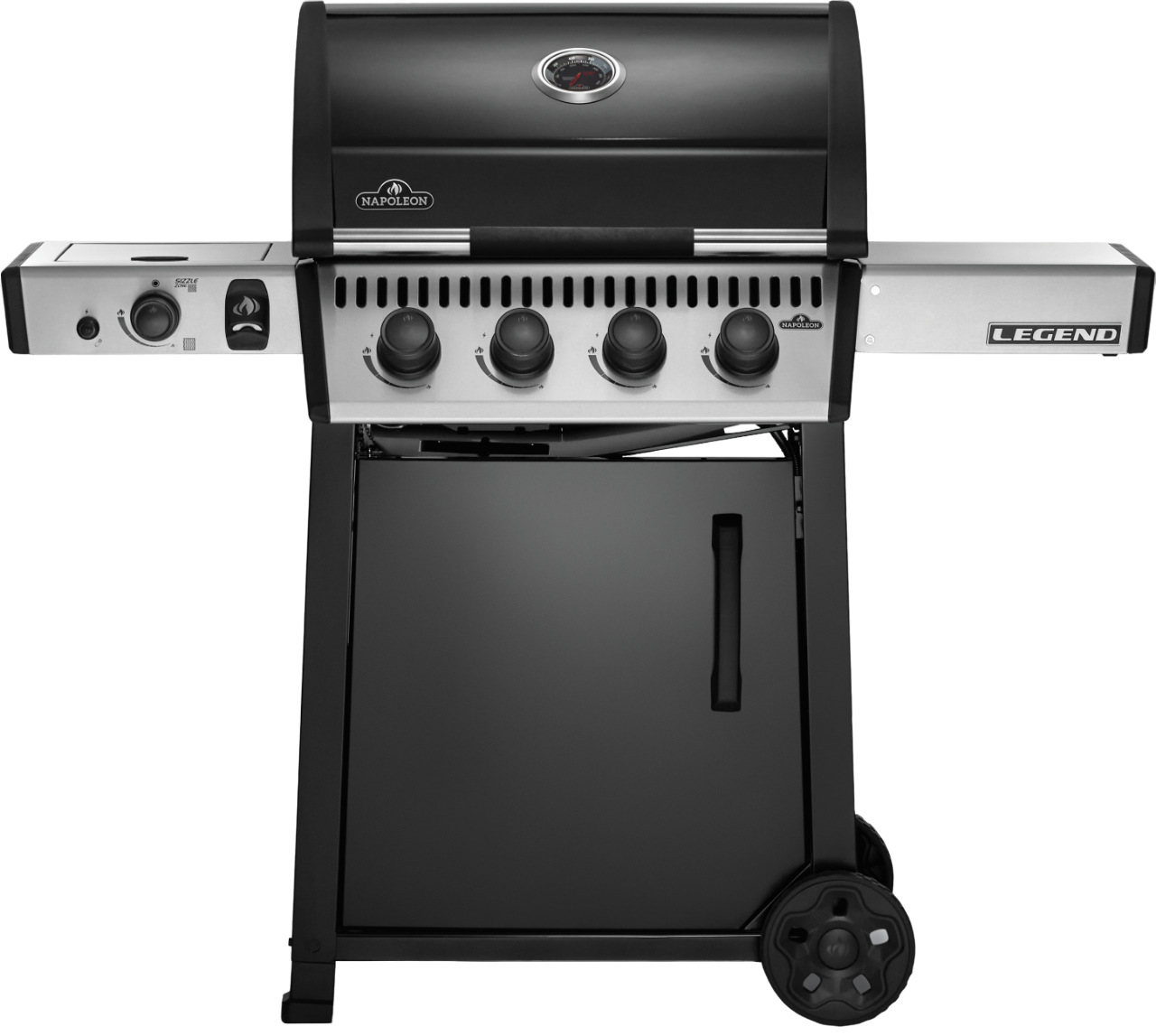 Газовый гриль Napoleon Legend 425 SIB, 5 горелок (с ИК-горелкой), чёрный
