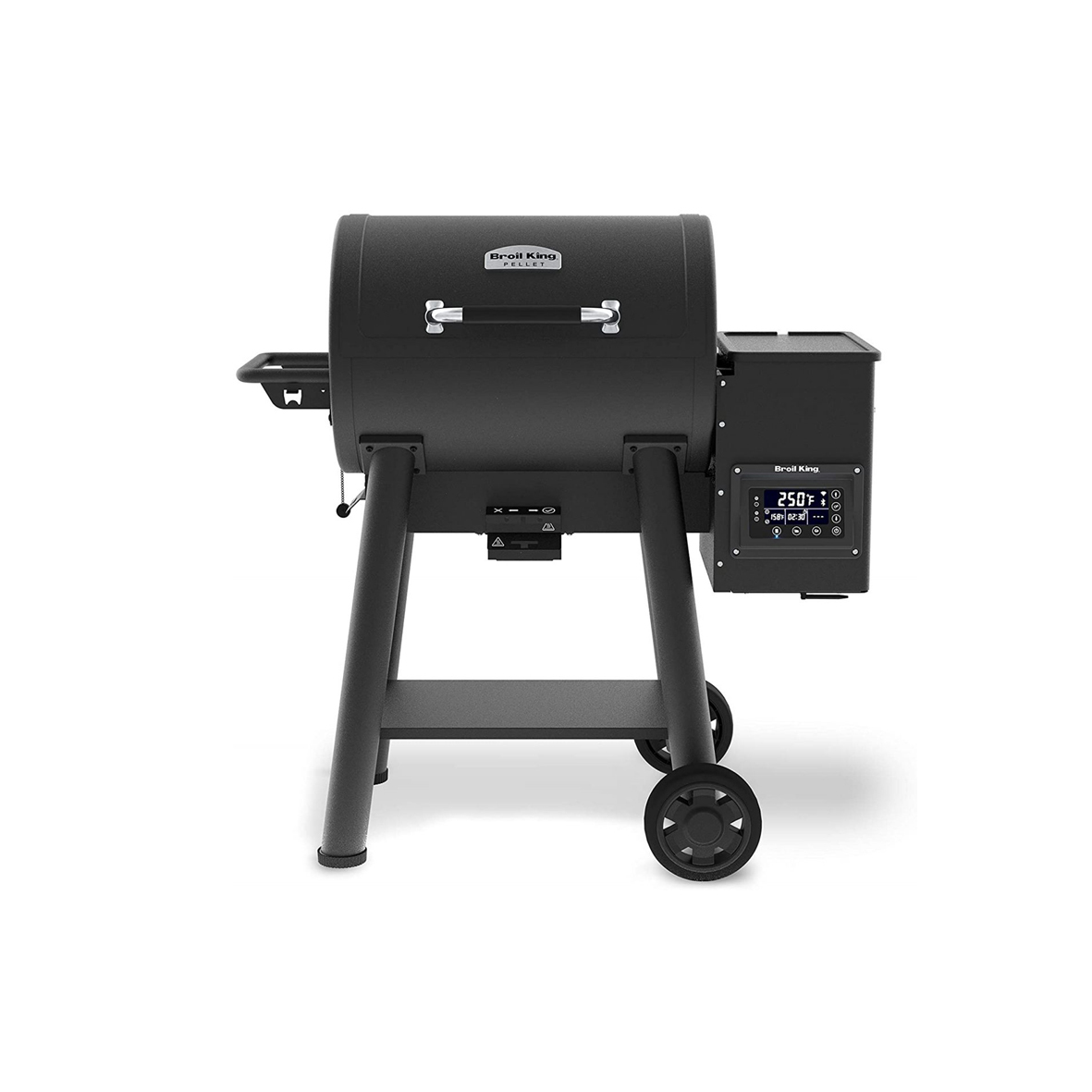 Пеллетный гриль-коптильня Broil King Pellet Crown 400, чёрный