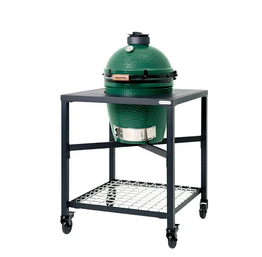 Керамический гриль Big Green Egg M на модульной подставке