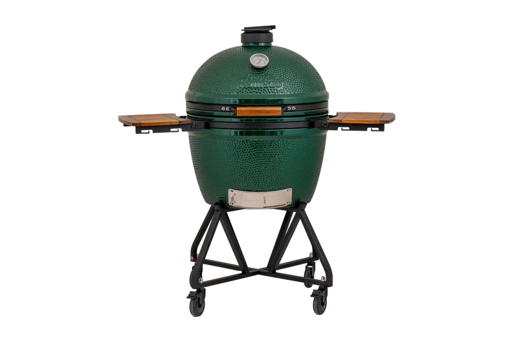 Керамический гриль Green Kamado XL с ножками и столиками