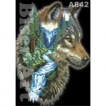А842 Biser-Art. Волк
