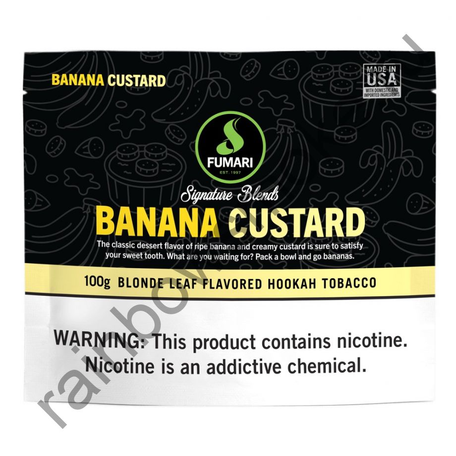Fumari 100 гр - Banana Custard (Банановый Заварной Крем)