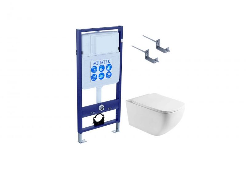 Комплект инсталляции с унитазом SET AQUATEK МЕДЕЯ T