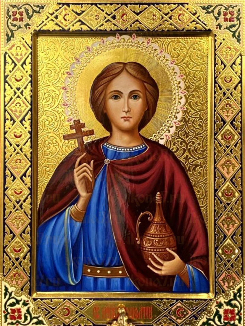 Вонифатий Тарсийский рукописная Икона на липовой доске (22642)