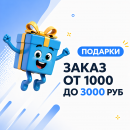 Заказ от 1000 до 3000 руб
