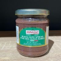 Спред из черных оливок 180 г, Spread di olive nere Minasso, 180 gr