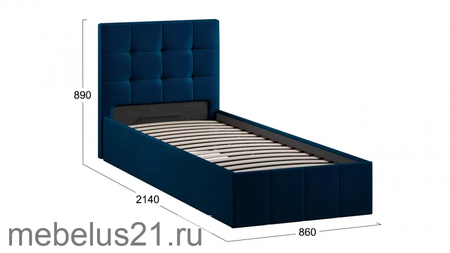 Кровать 80 Эмма (с подъемным механизмом) с заглушиной
