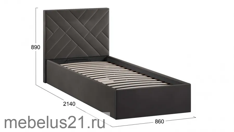 Кровать 80 Кевия Тип 1 (с подъемным механизмом) с заглушиной