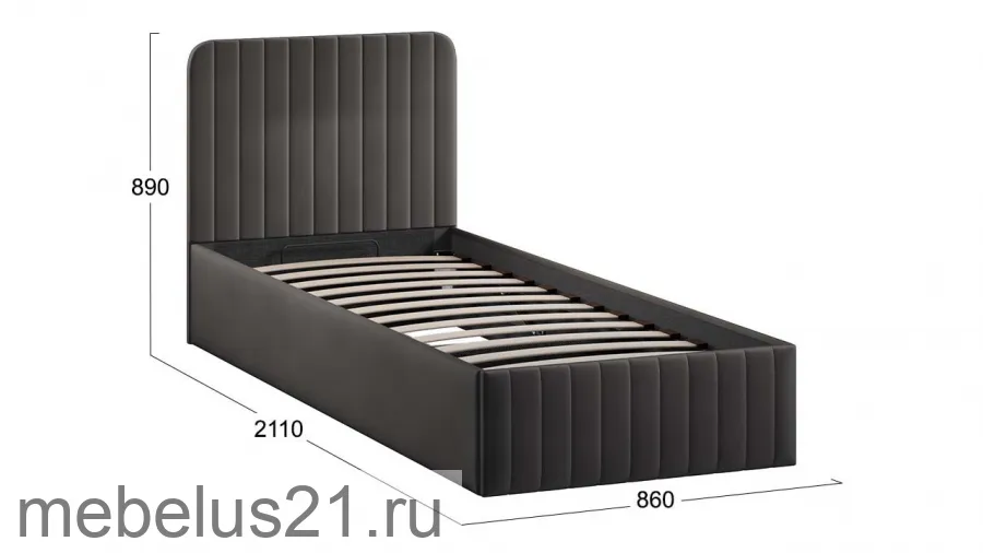 Кровать 80 Шелли Тип 1 (с подъемным механизмом) с заглушиной