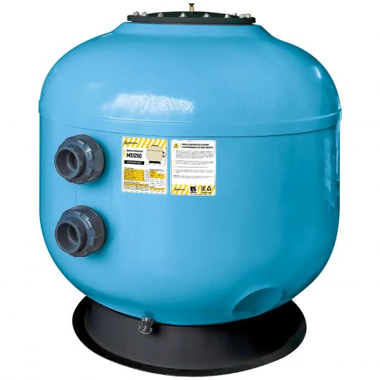 Фильтр AquaViva MS1250 (62 м³/час, 1250 мм, 1580 кг, 90 мм, 2,5 Бар, 0.8м засыпка)