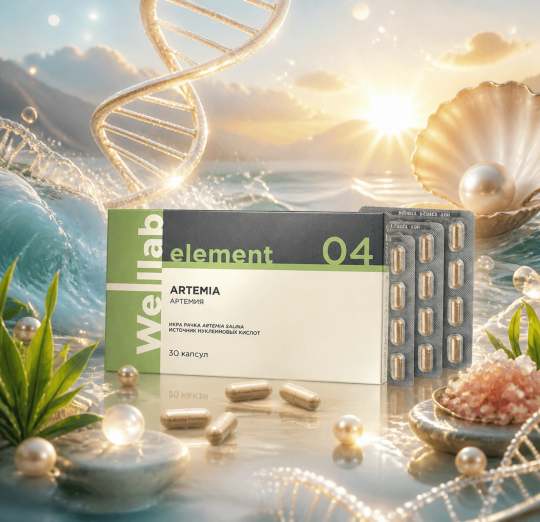 АРТЕМИЯ БАД с икрой артемия салина Welllab Element