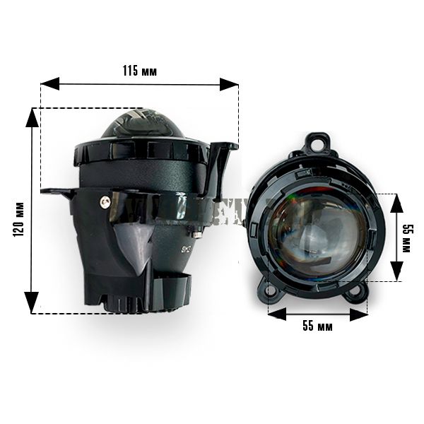 Фары противотуманные ASF13-40W FLOOD ГАЗель с границей света