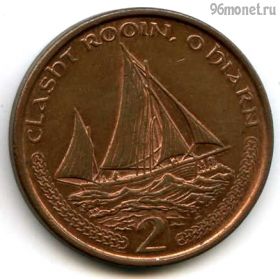 Остров Мэн 2 пенса 2002 АF
