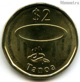 Фиджи 2 доллара 2012