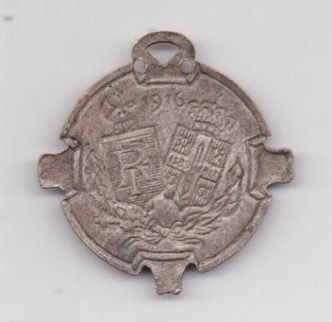 медаль 1916 Сербской славы UNC Сербия Франция Редкость