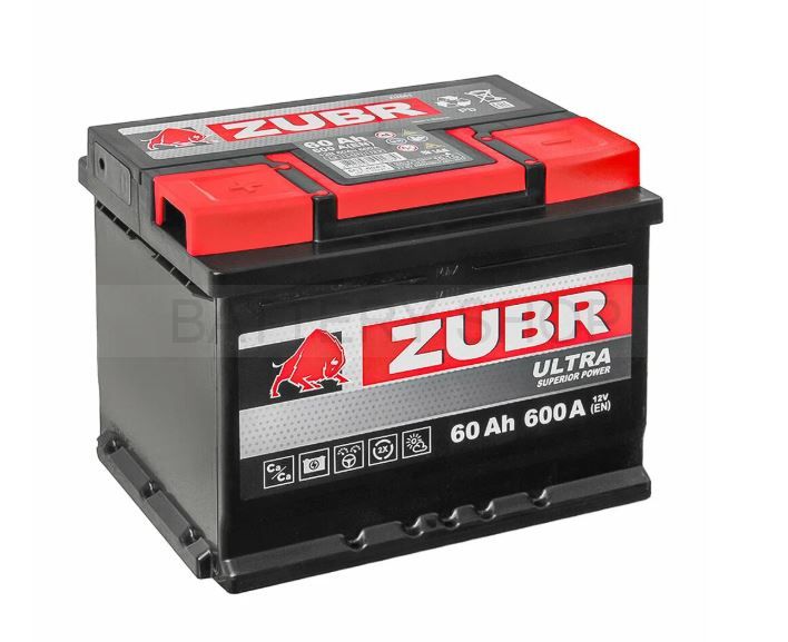Zubr Ultra 60 Ач 600 А прям. поляр. L2