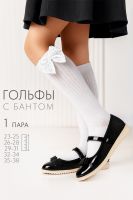 Гольфы детские "Бант" [белый]