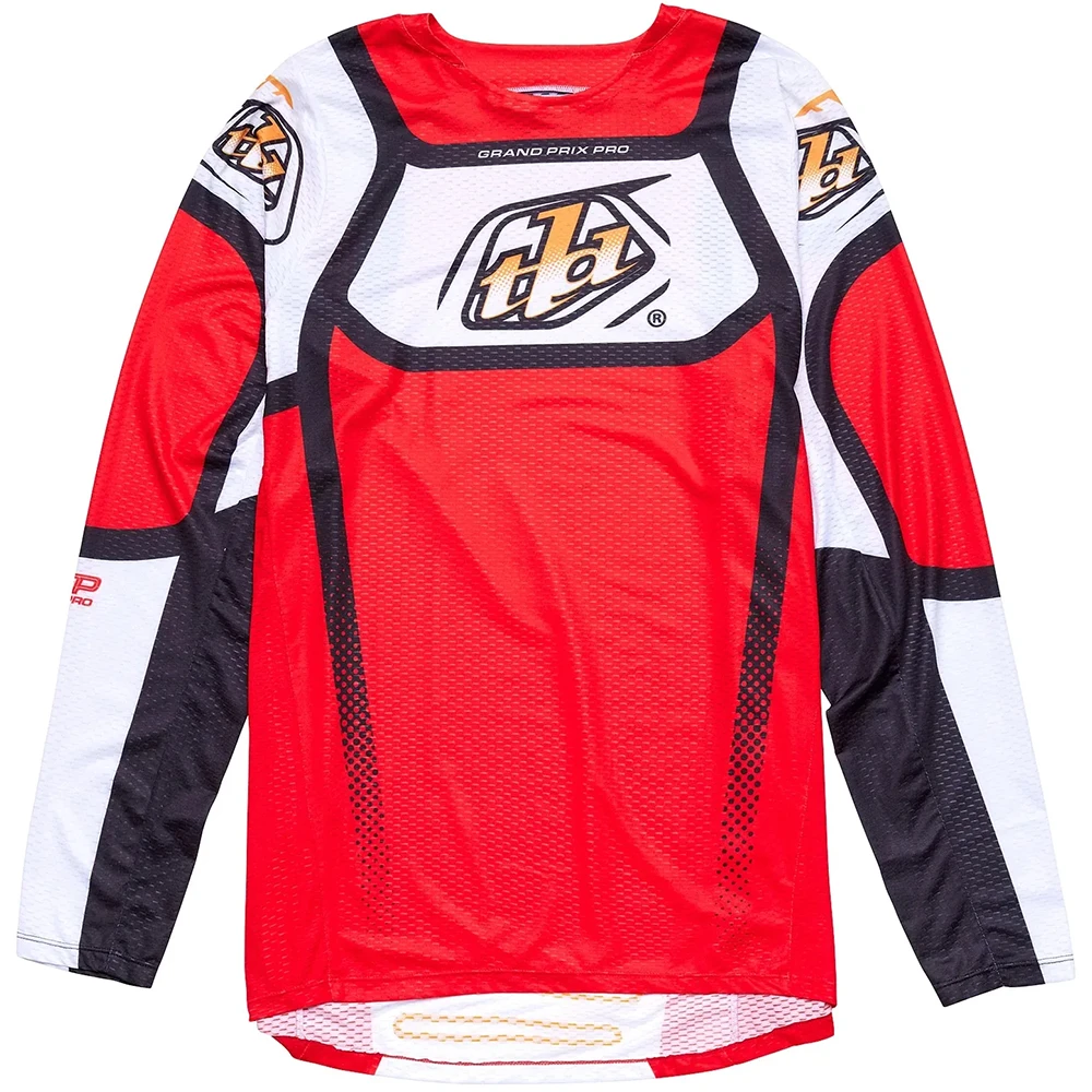Troy Lee Designs GP Pro Air Bands Red/White джерси для мотокросса