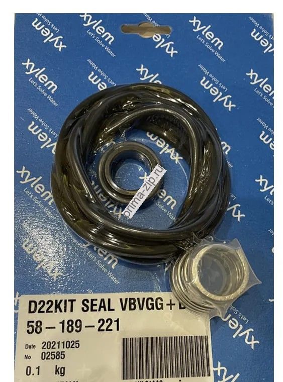 Lowara KL01ABK Ремкомплект KIT TEN D16 VBVGG+ELAST FPM