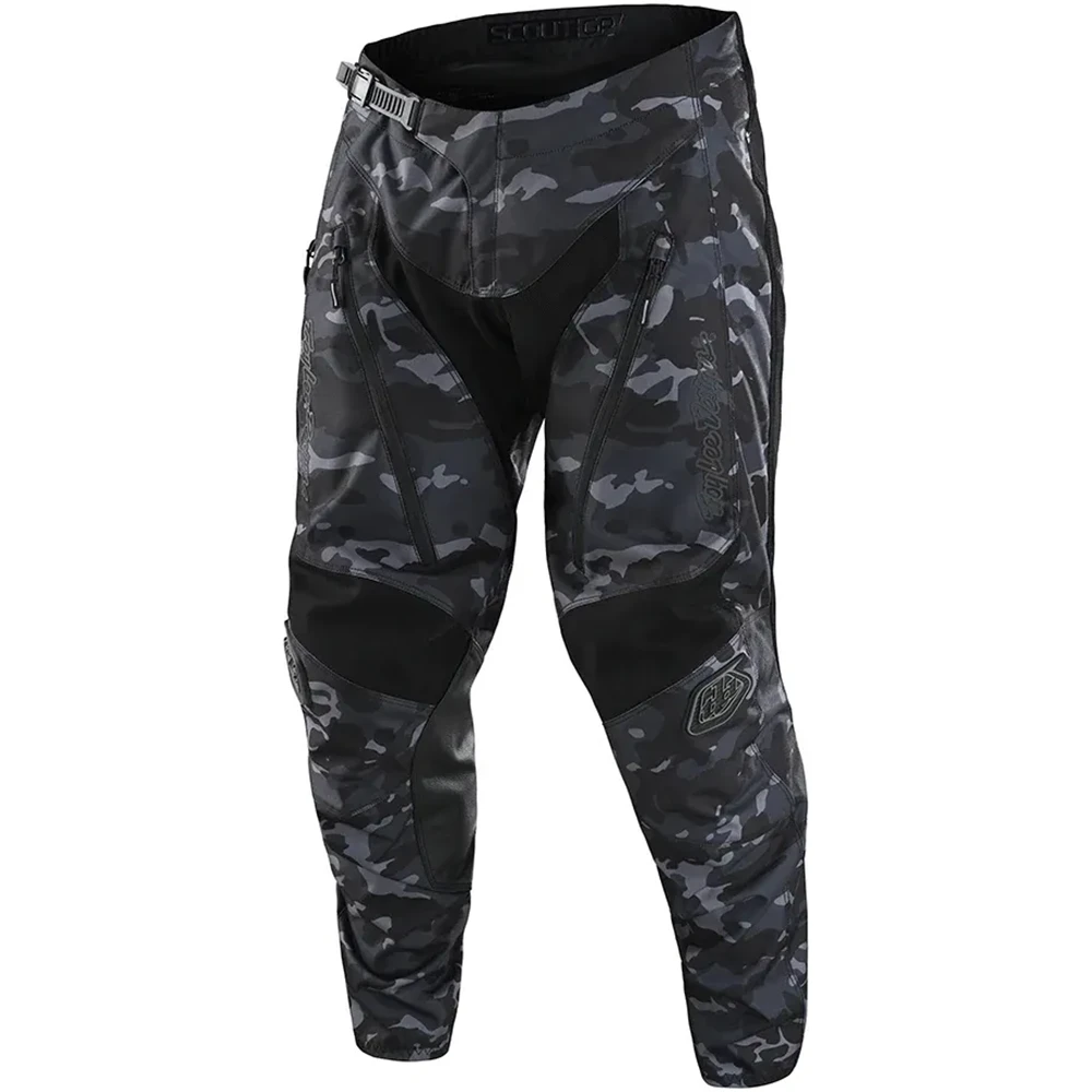 Troy Lee Designs Scout GP Off-Road Camo Gray штаны для мотокросса и эндуро