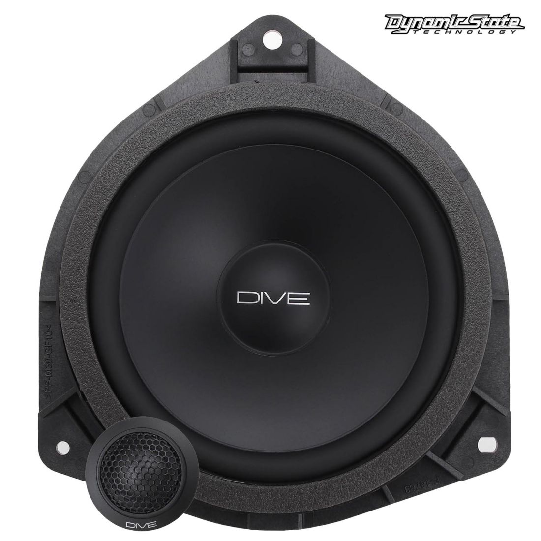 Dynamic State DTL-CS16, комплект фронт, 2-х полосная компонентная акустика для TOYOTA, LEXUS, SUBARU, DAIHATSU, LADA