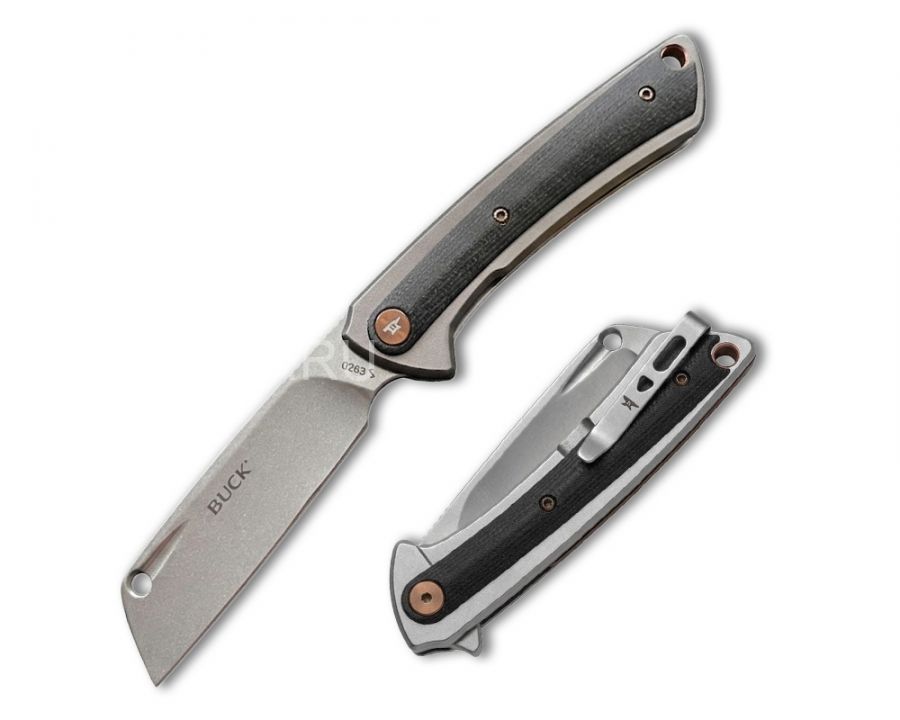 Нож BUCK HiLine сталь D2, рукоять G10/Aluminium
